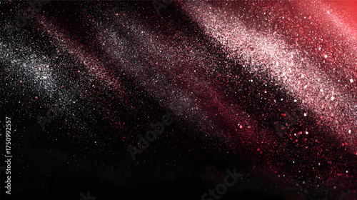 A dynamic abstract background featuring a gradient of red and black hues with a textured, grainy appearance