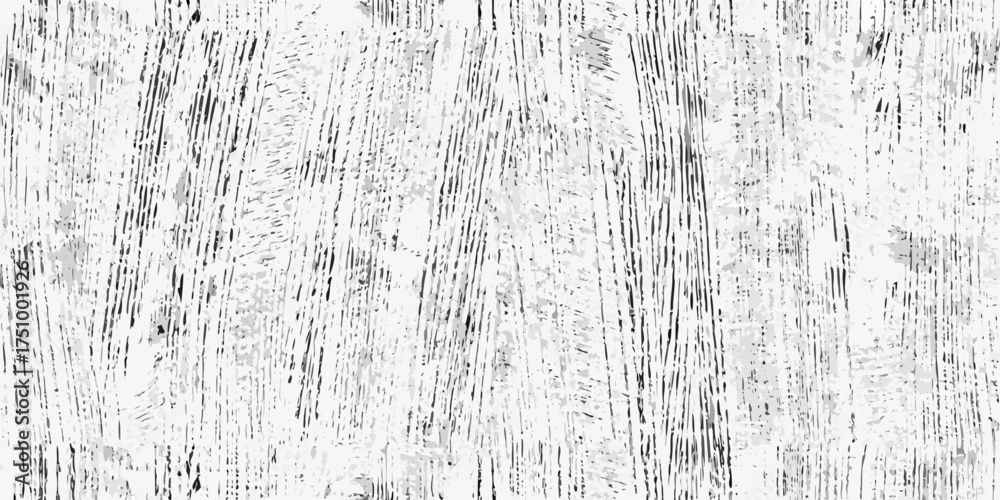 Fototapeta premium Abstract monochrome textured background with vertical distressed wood grain pattern