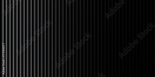Black abstract lines background dark minimalist wallpaper texture pattern design graphic simple modern 3d render