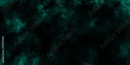 Dark storm clouds envelop the sky, hinting at a dramatic weather abstract. A sunset's light pierces through the white mist, painting a heavenly landscape. Hand drawn vector illustration for card.	