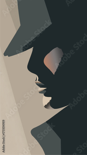 Nocturnal Detective Silhouett...