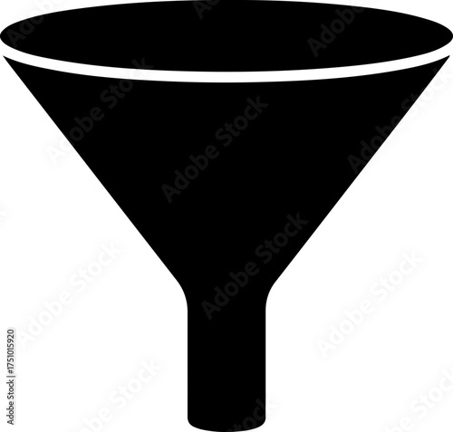 funnel silhouette Vector Art