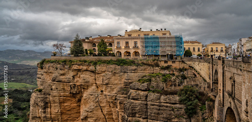 Ronda, Spain. Historic town of Andalusia. Travel and tourism beautiful cities of Spain