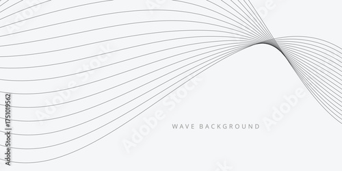 abstract creative blend wave line beautiful background art.