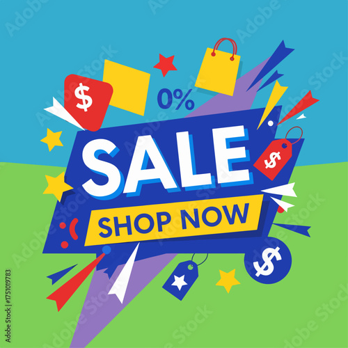 Sale and special offer tag, price tags, Sales Label, banner, Vector illustration.