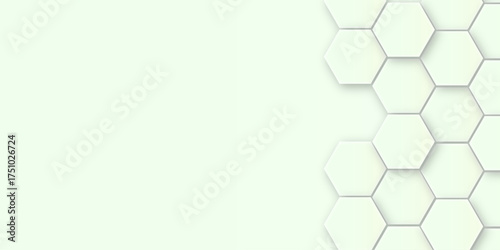 Abstract technology grey geometric hexagon on transparent concept design honeycomb shape vector.	
