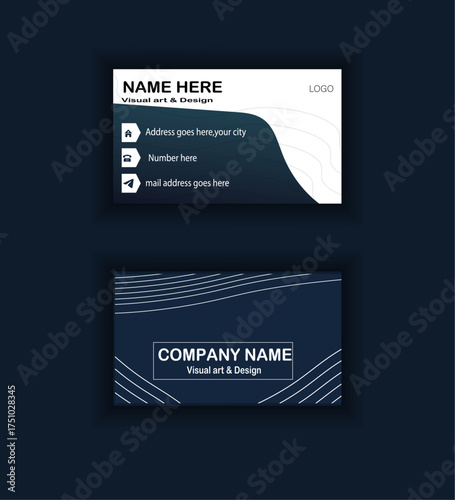 Tech Company Business Card Design