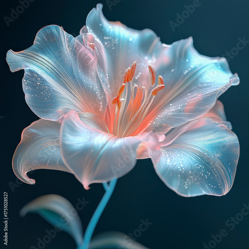 Organic flower lily