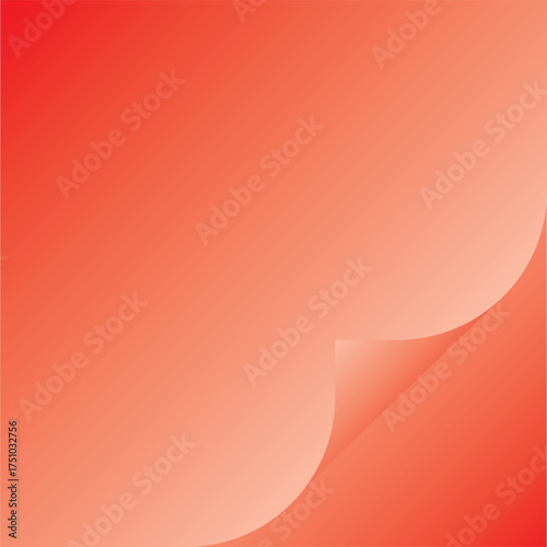 read and whait gradient curled paper page Vector Image.