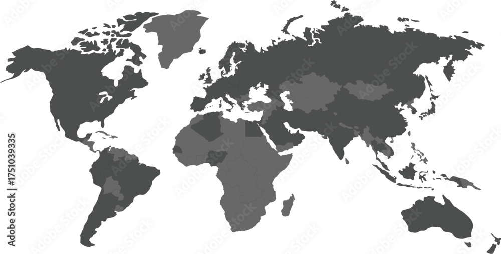 Obraz premium world map vector