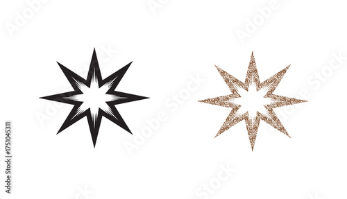 vector illustration of a star. EPS 10