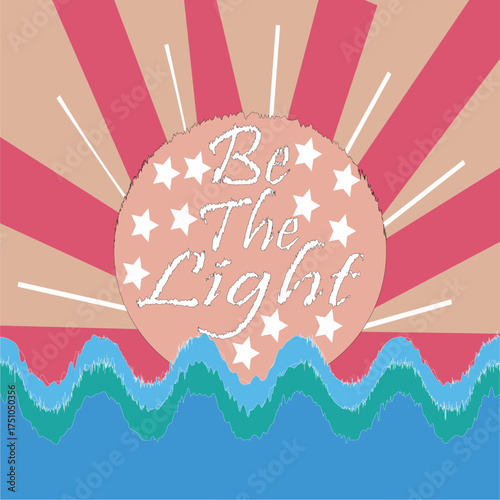 vector illustration of an abstract summer background