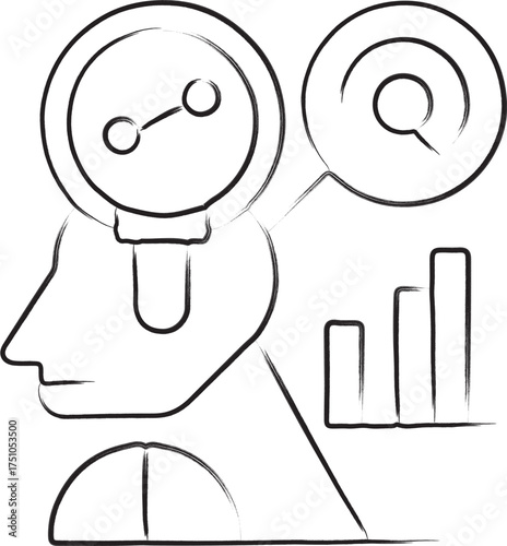 Abstract Representation of Data Analysis and Human Thought