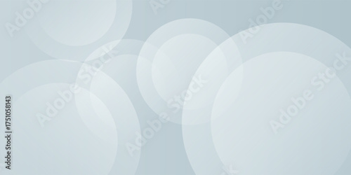 minimalist banner background, silver and white gradations,soft color,memphis,circle pattern,vector,eps 10