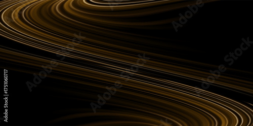 Dark shiny steel stripes. Metallic wavy background. 3d rendering. vector ilustration