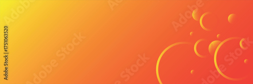 abstract orange circular background. Dynamic sound wave. Design element. Vector illustration