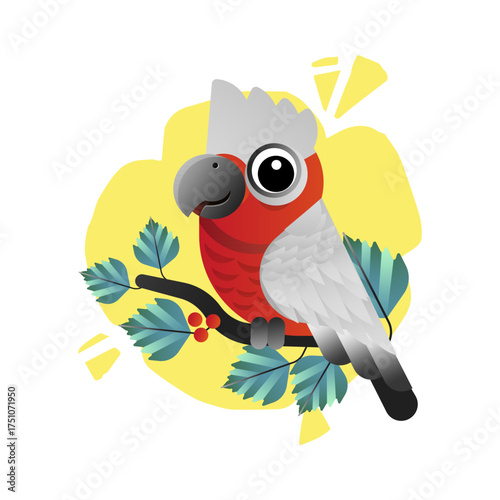 vector illustration of a cute...