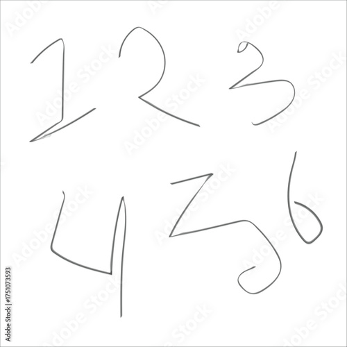 Hand drawing illustration with sketch style on white background for creative and artistic designs