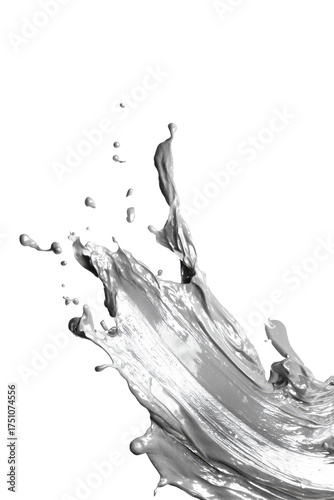water splash isolated on white background