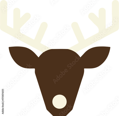 Majestic deer silhouette in a natural setting