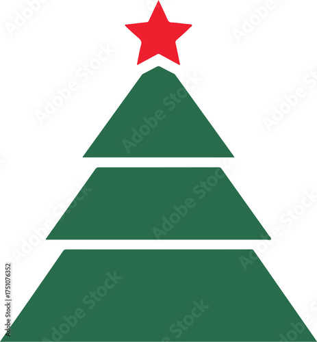 Festive christmas tree with colorful decorations and ornaments