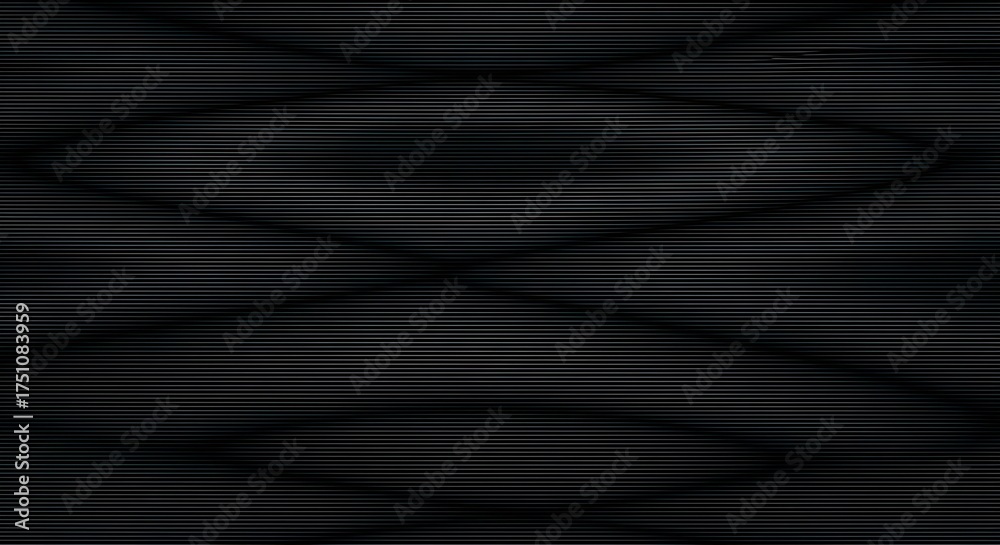 Fototapeta premium Abstract Dark Geometric Pattern with Horizontal Lines and Diamond Shapes