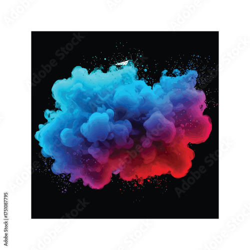 Wallpaper Mural Abstract watercolor colorful bubbles texture pattern on a blue sky light background Torontodigital.ca