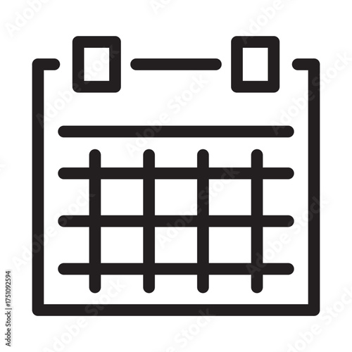 Calender Outline Icon