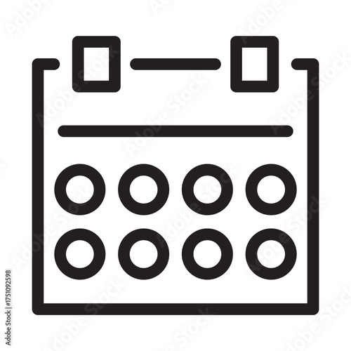 Calender Outline Icon
