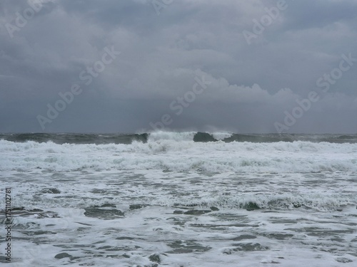 Sinemorets_Bulgaria, Butamyata beach, sunny day on wild coast of the Black Sea.