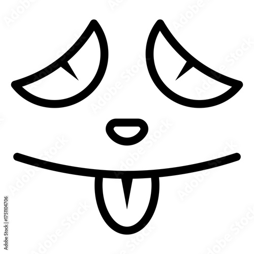 scary face lineart