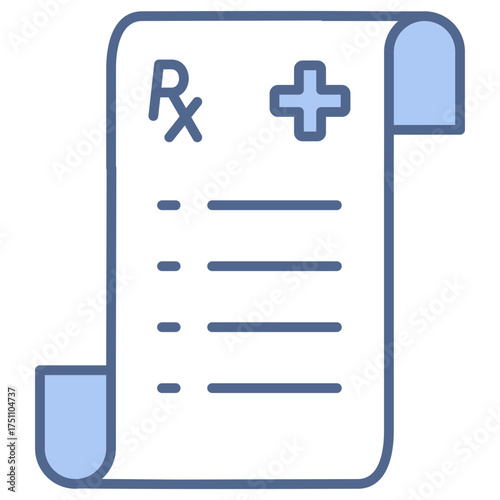 Prescription Blue Icon