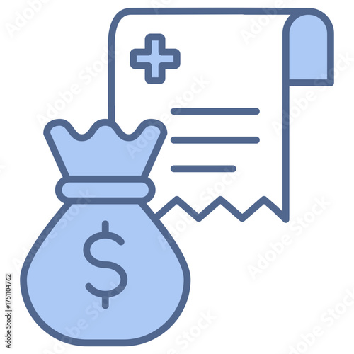Budget Blue Icon
