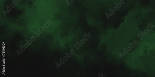 abstract cloud and vapor texture background. Black and Green smoke aquarelle smudge illustration. Paint leaks and ombre effects,Vivid textured aquarelle painted art design background.