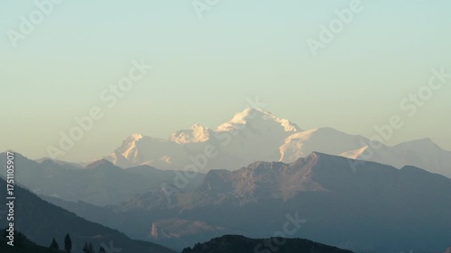 sunrise in the mountains