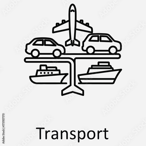 Balancing Different Modes of Transportation on Scales A Symbol of Logistics and Mobility