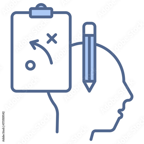 Lean Thinking Blue Icon