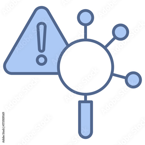 Root Cause Blue Icon