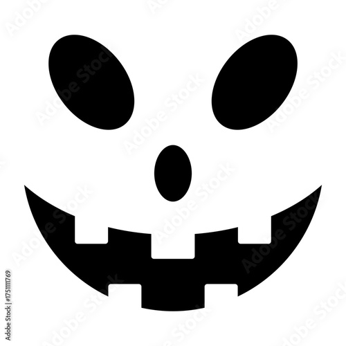 scary face glyph