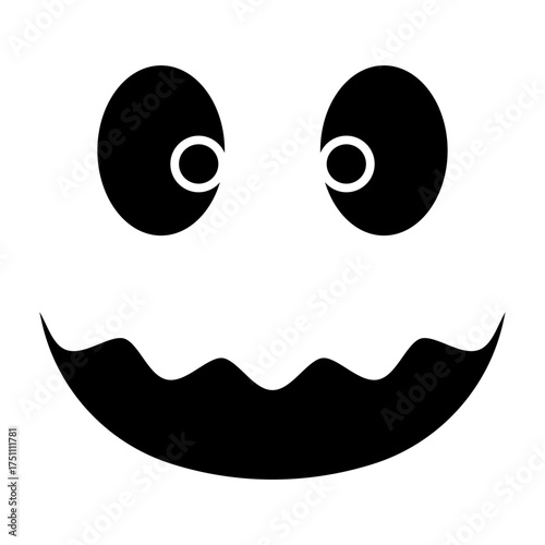 scary face glyph