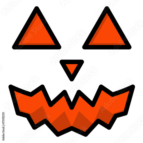scary face filled