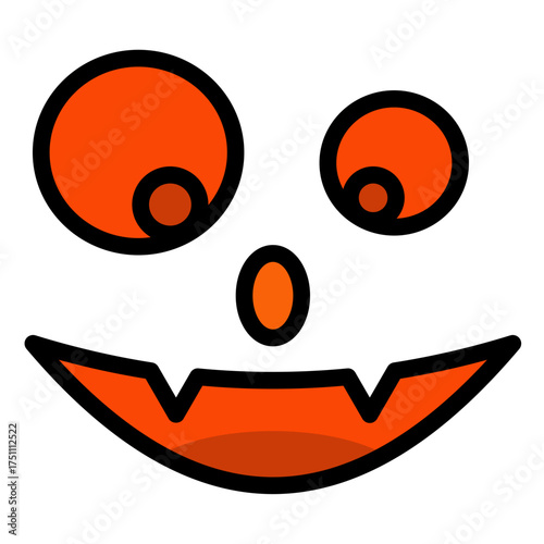 scary face filled