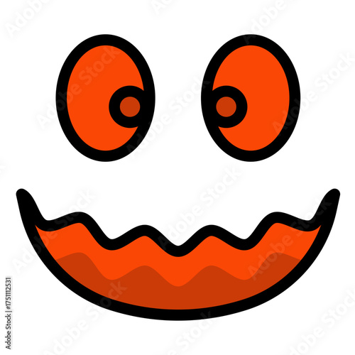 scary face filled