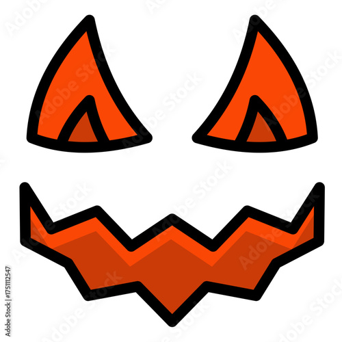 scary face filled