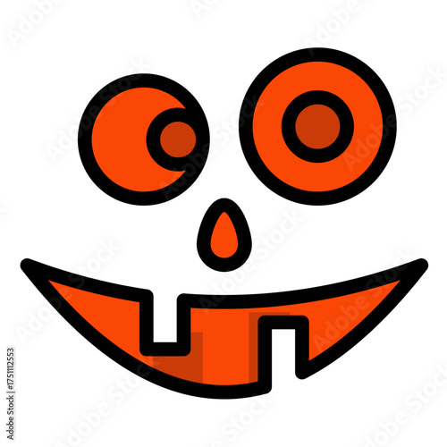 scary face filled