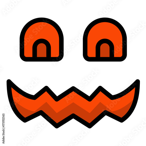 scary face filled