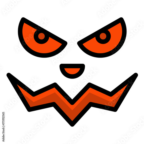 scary face filled