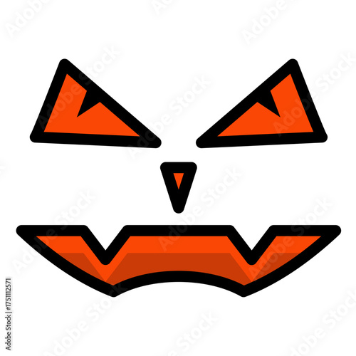 scary face filled