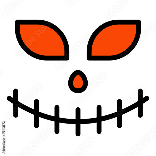 scary face filled