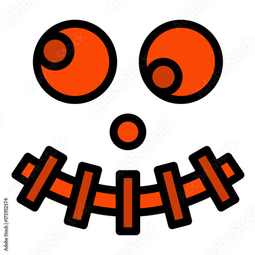 scary face filled